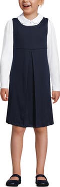 Lands' End Girls Ponte Pleat Jumper
