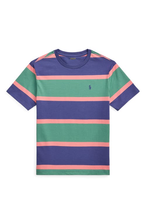 Polo Ralph Lauren Ralph Lauren Striped Cotton Jersey Tee In Multi