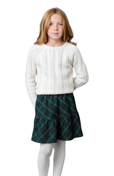 Girls' Organic Flounce Party Skirt, Kids
