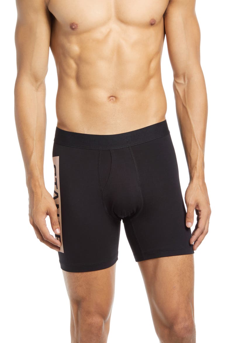 Logo Boxer Briefs, Main, color, BLACK