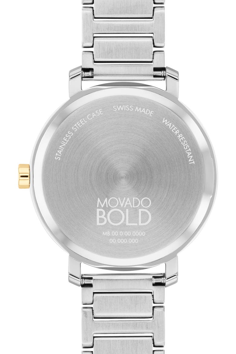Bold Evolution 2.0 Bracelet Watch, 34mm, Alternate, color, SILVER
