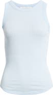 Treasure & Bond Pointelle Rib Crewneck Tank