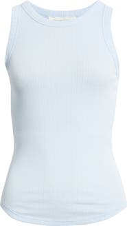 Treasure & Bond Pointelle Rib Crewneck Tank
