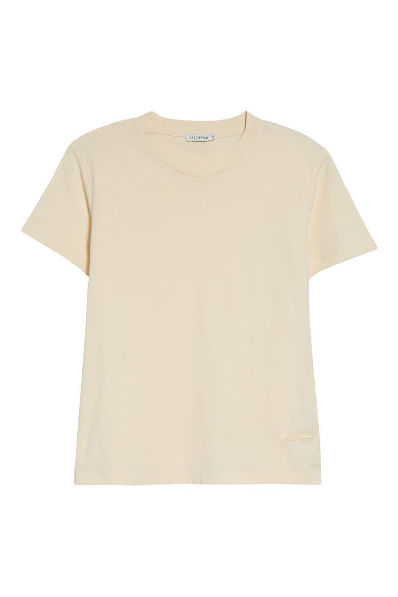 Kenzie Cotton T-Shirt, Alternate, color, VANILLA