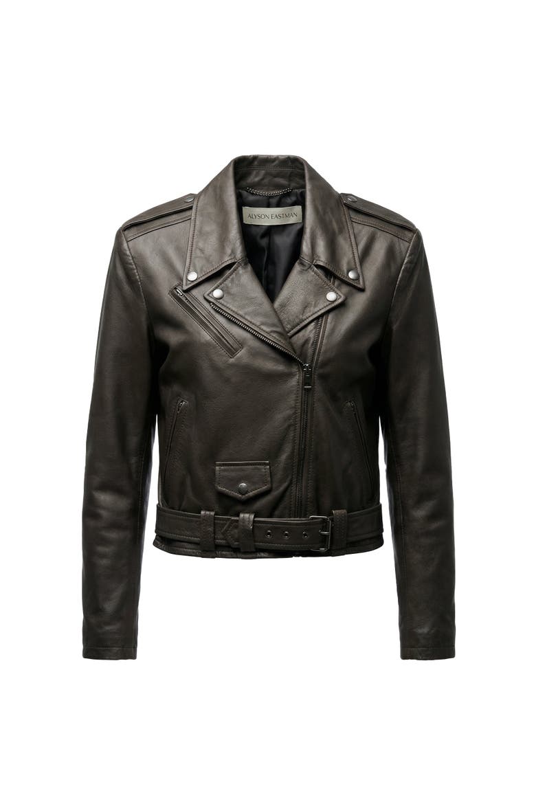 Moto Jacket, Main, color, Dark Brown