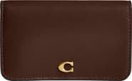 COACH Essential Slim Bifold Leather Card Case