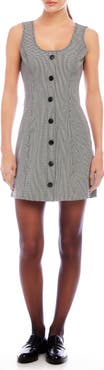FIFTEEN TWENTY Avery Houndstooth Minidress