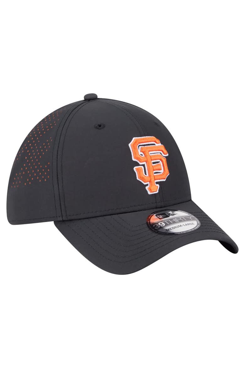 Men's New Era  Black San Francisco Giants Night 39THIRTY Flex Hat, Alternate, color, Black