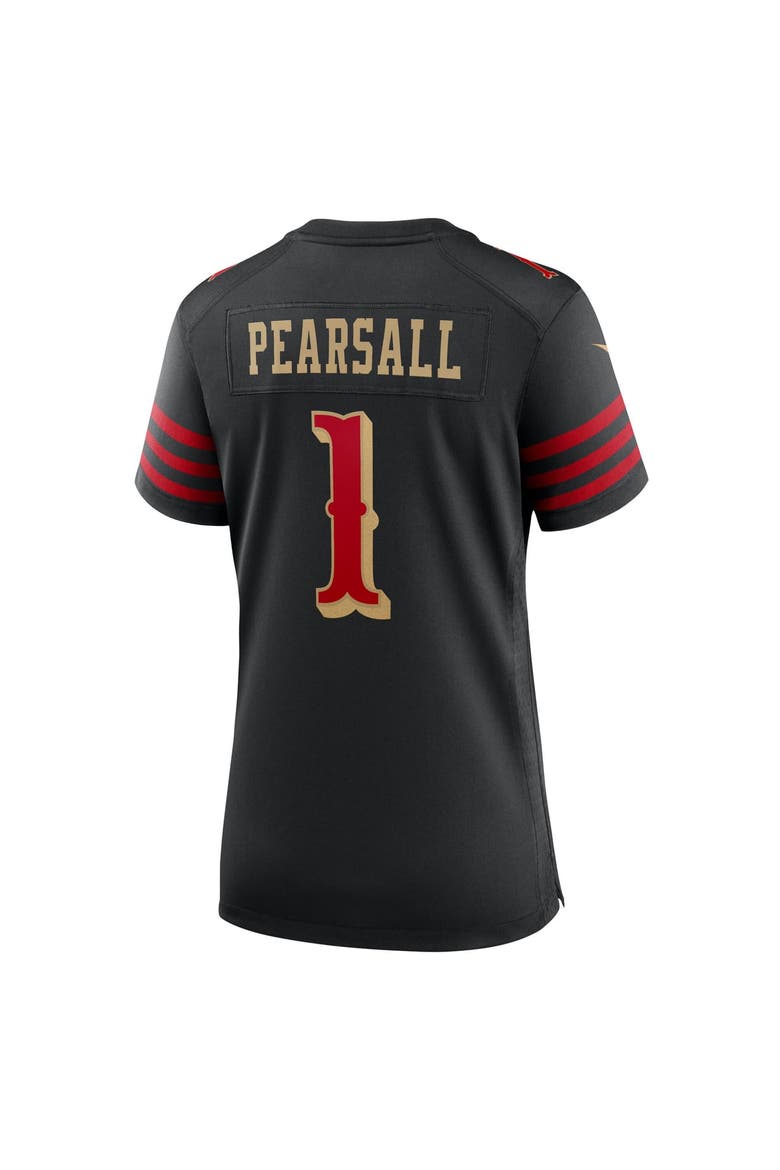 Women's Nike Ricky Pearsall Black San Francisco 49ers Rivalries Collection Game Jersey, Alternate, color, Black