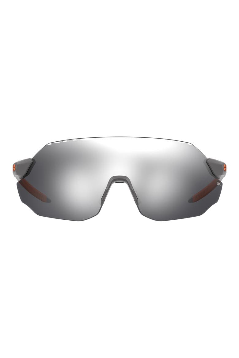 Halftime 99mm Graident Mask Sunglasses, Main, color, GREY
