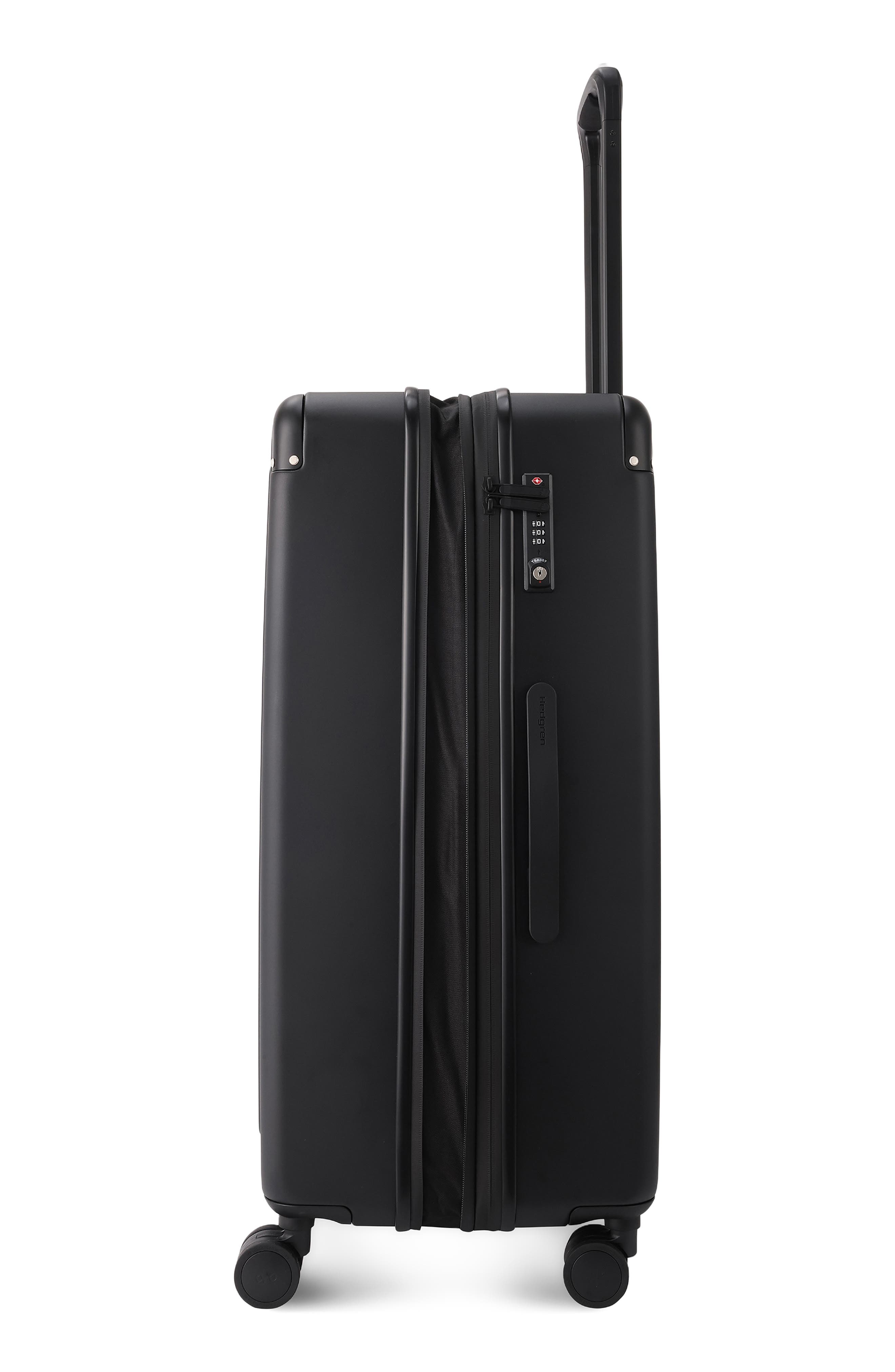 Hedgren Nostos Matte Large Spinner Suitcase, Alternate, color, Nocturne