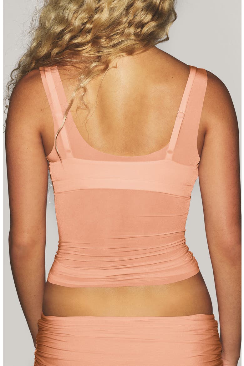 Milky Sheer Tank, Alternate, color, DESERT CLAY