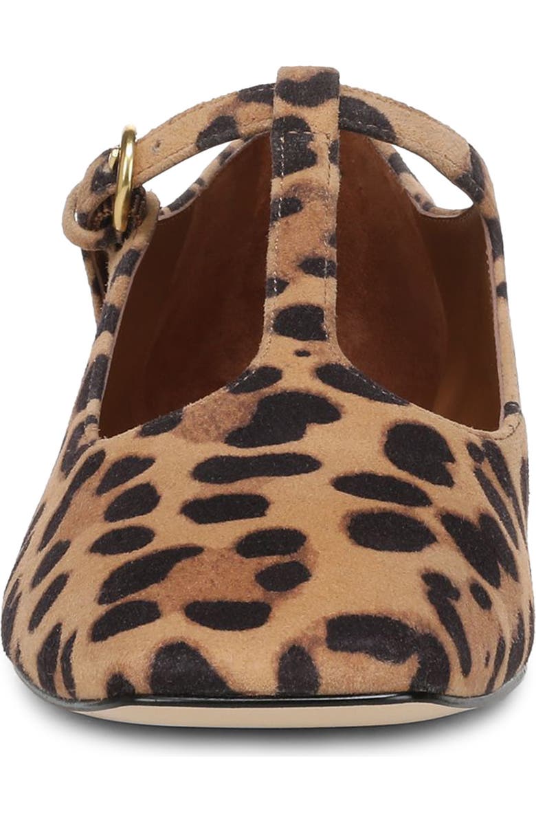 SARTO by Franco Sarto Flexa Astoria T-Strap Flat, Alternate, color, Brown