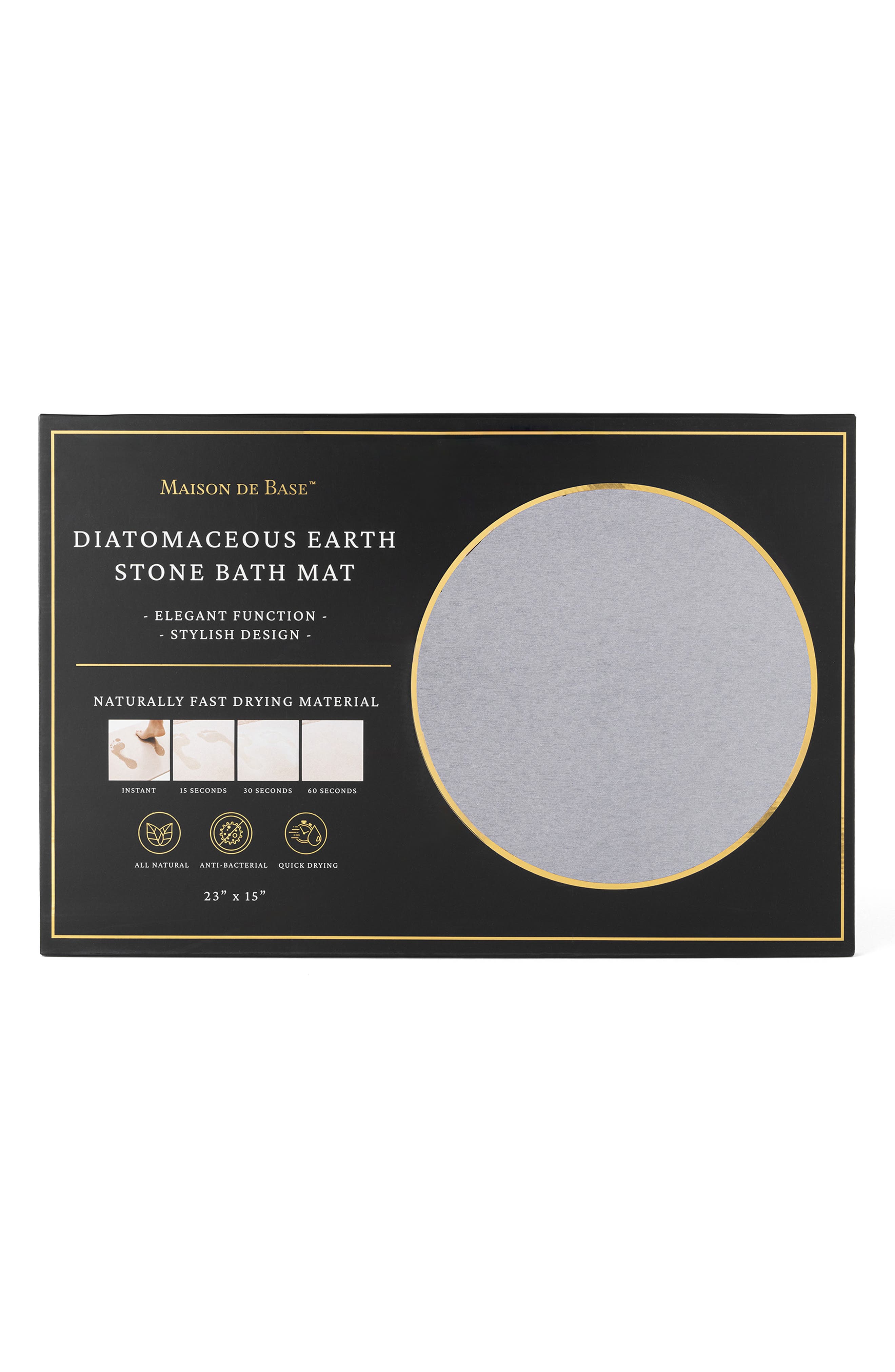 Diatomite Smooth Bath Mat