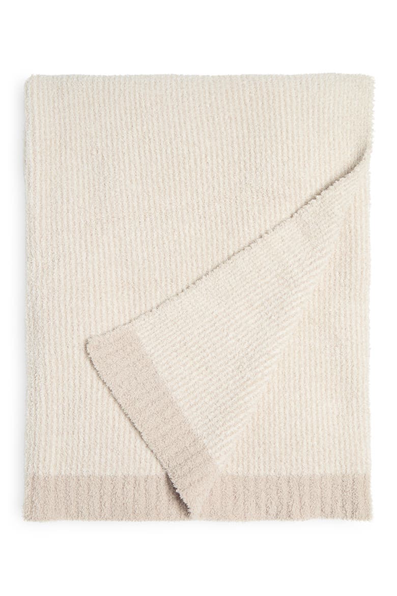 CozyChic™ Microstripe Blanket, Main, color, STONE-PEARL