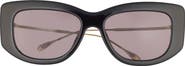 Gucci 55mm Square Sunglasses
