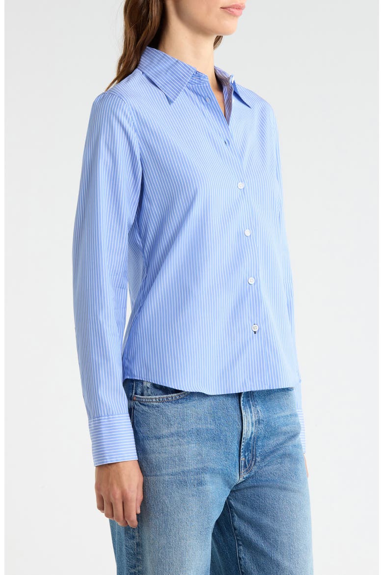 Dayton Stripe Shirt, Alternate, color, BLUE STRIPE