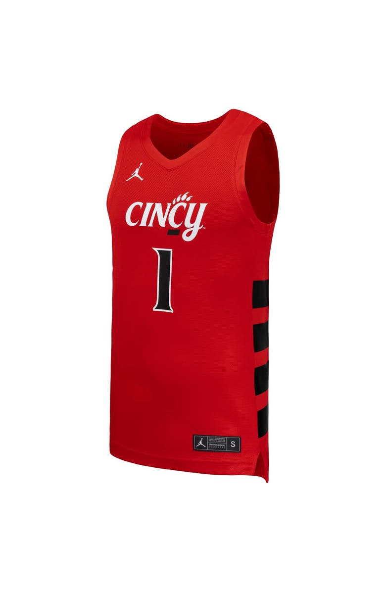 Nike Men's Nike #1 Red Cincinnati Bearcats Replica Basketball Jersey, Alternate, color, Red