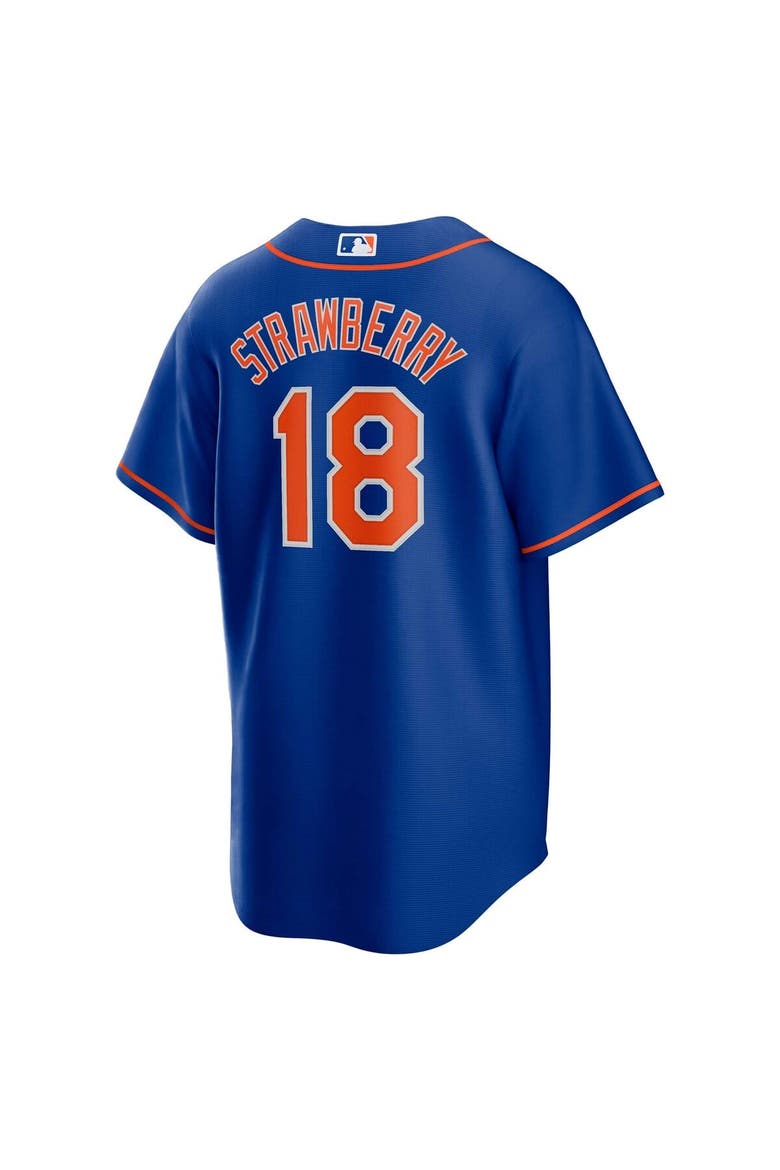 Men's Nike Darryl Strawberry Royal New York Mets Alternate Replica Player Jersey, Alternate, color, Royal