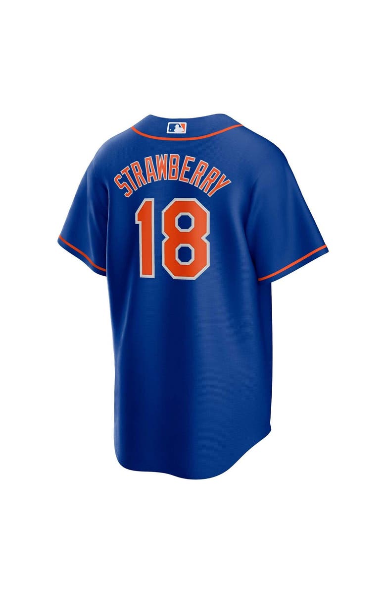 Nike Men's Nike Darryl Strawberry Royal New York Mets Alternate Replica Player Jersey, Alternate, color, Royal