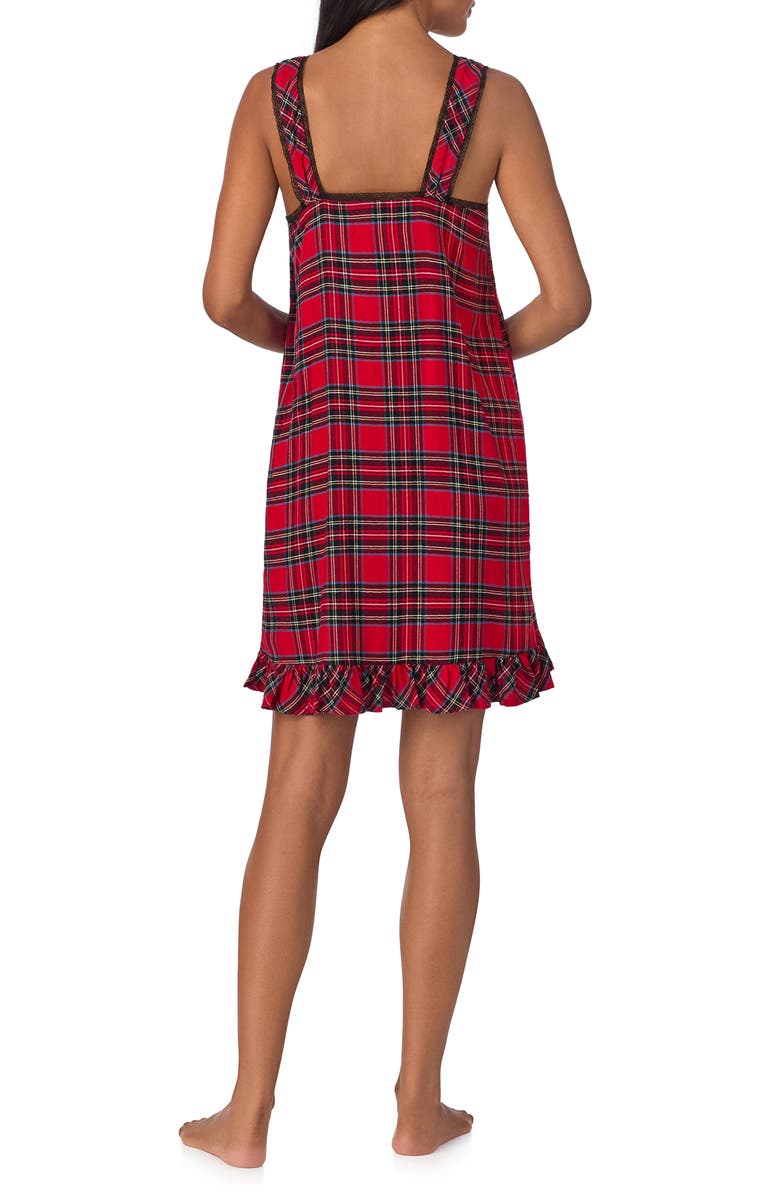 Lauren Ralph Lauren Sleeveless Plaid Nightgown, Alternate, color,