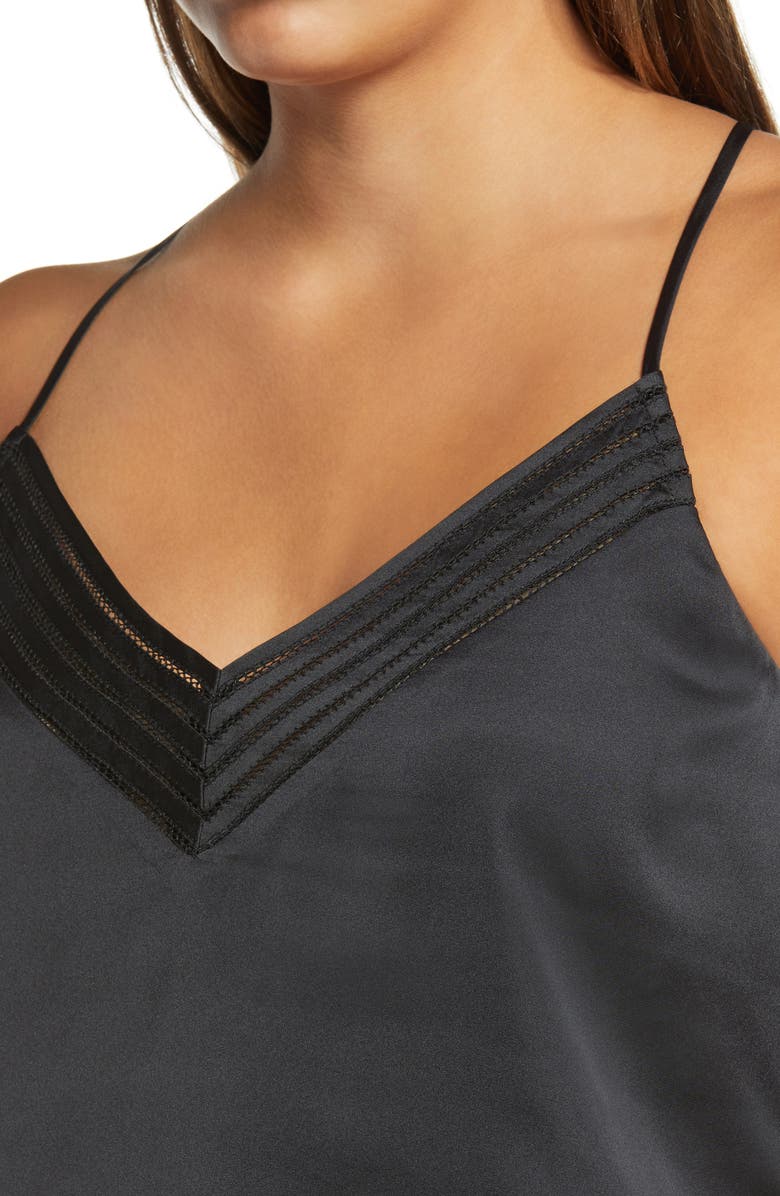 Socialite Satin Lattice Detail Camisole, Alternate, color,