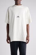 Balenciaga 3B Sports Icon Embroidered Oversize T-Shirt