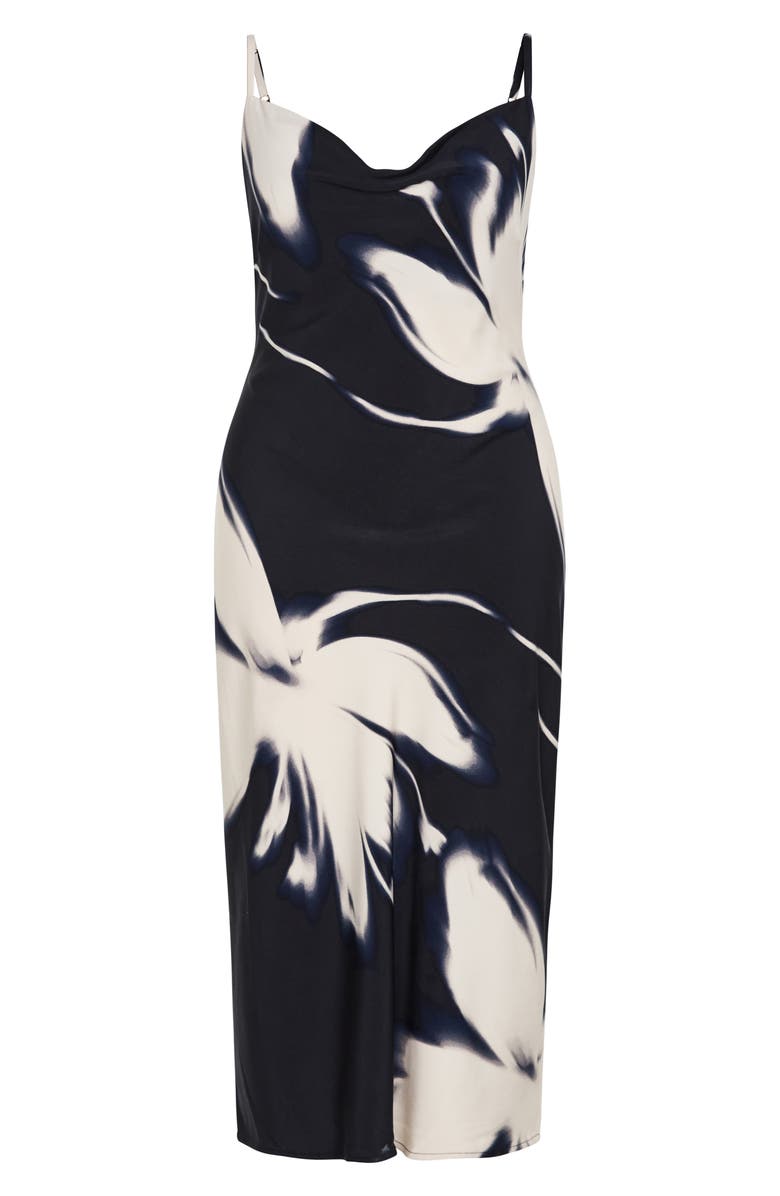 City Chic Ciara Cowl Neck Slipdress, Alternate, color, 