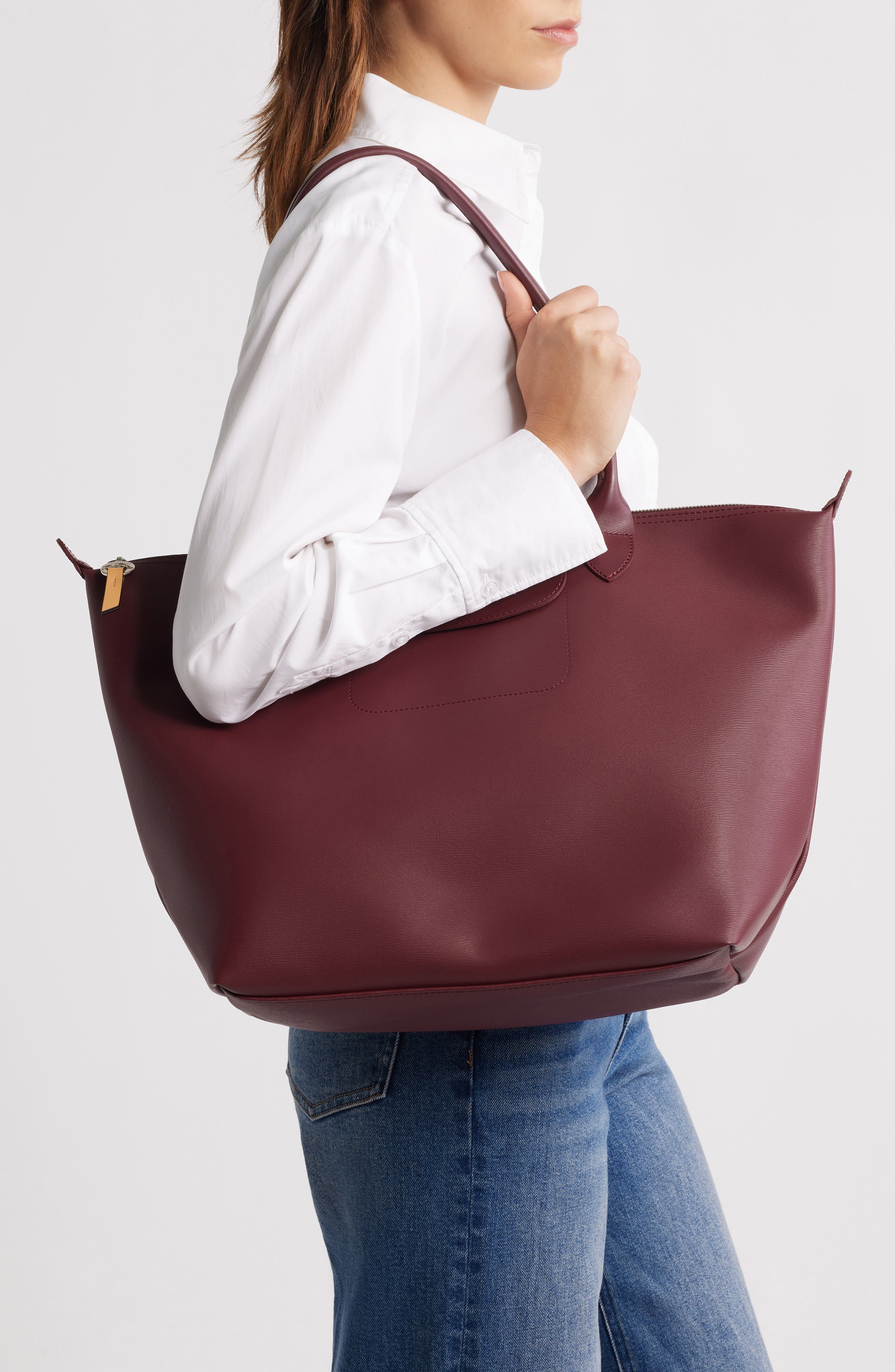 Longchamp Large Le Pliage City Tote, Alternate, color, 