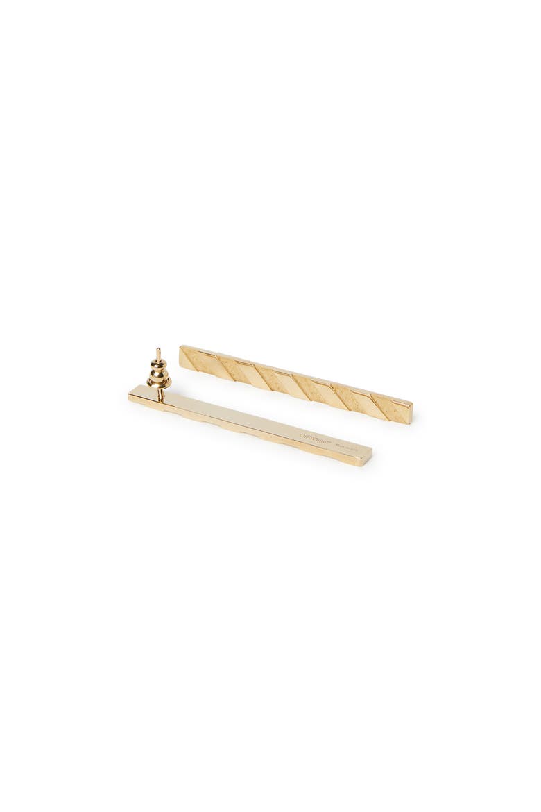 Women's Diag Earrings, Alternate, color, Gold