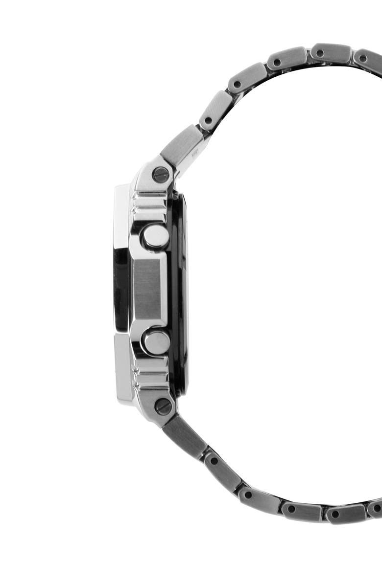 G-SHOCK Full Metal 2100 Series Ana-Digi Bluetooth Watch, 49.8mm X 44.4mm, Alternate, color, Silver