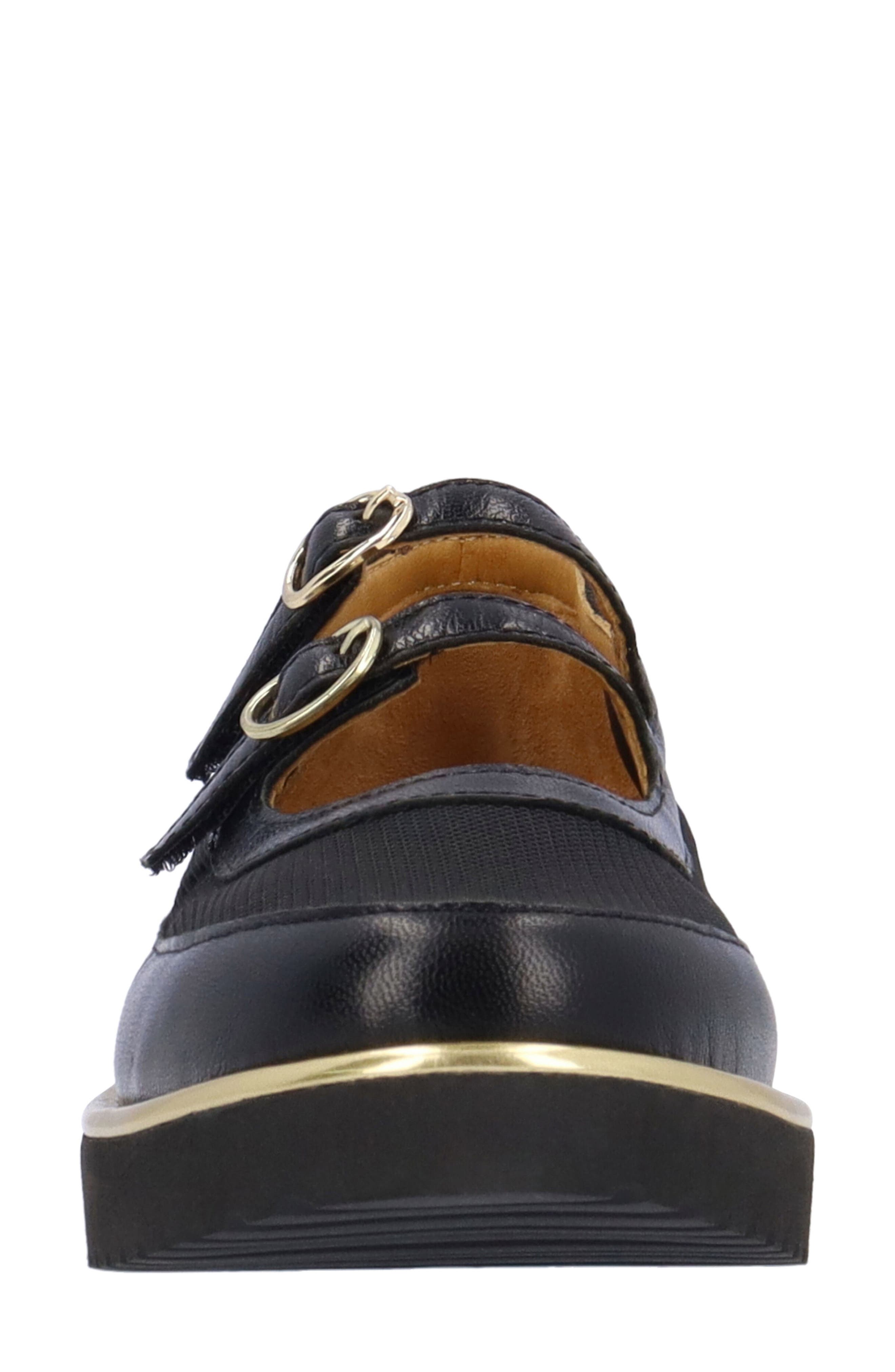 L'Amour des Pieds Zalika Mary Jane Wedge, Alternate, color, Black