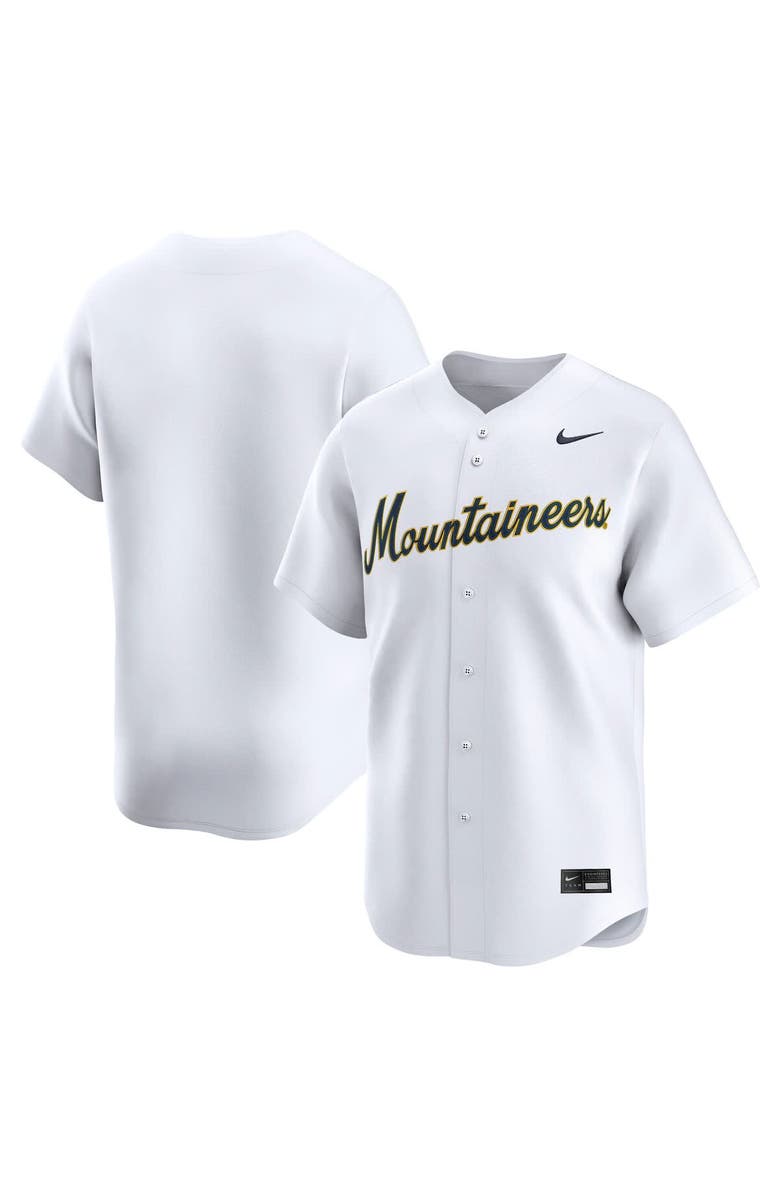 Nike Men's Nike White West Virginia Mountaineers College Limited Baseball Jersey, Alternate, color, White