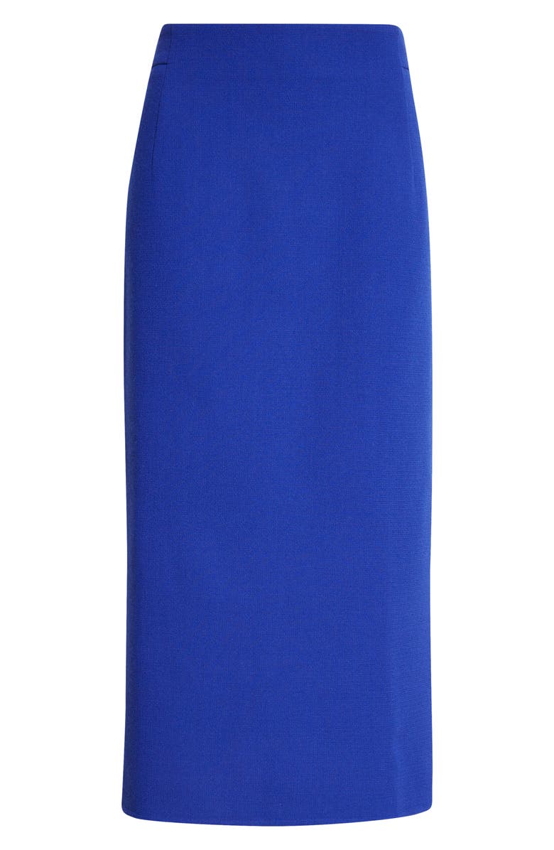 Akris Wool Blend Pencil Skirt, Main, color, Lapis Blue