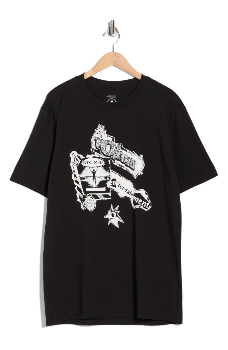 Volcom Stone Graphic T-Shirt, Main, color, Black