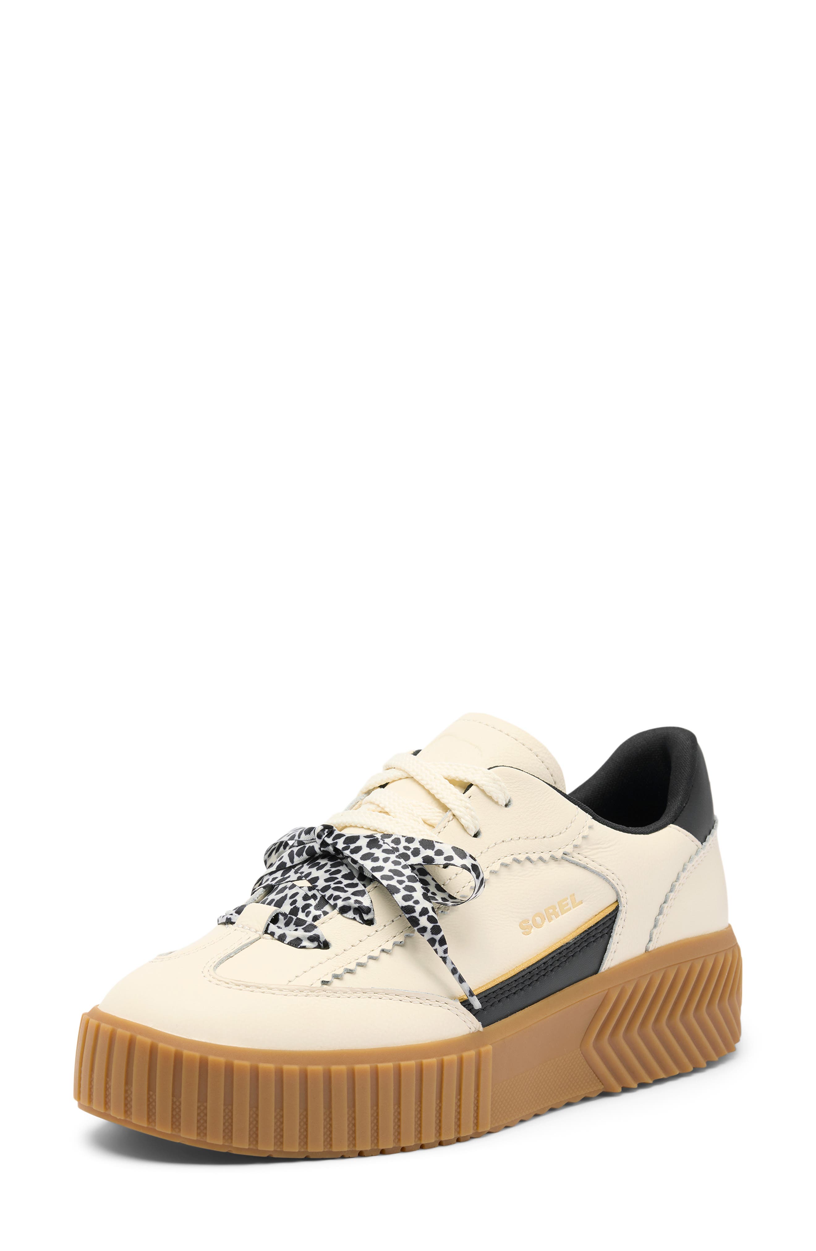 Ona Ave Platform Sneaker, Alternate, color, SNOW/ BLACK