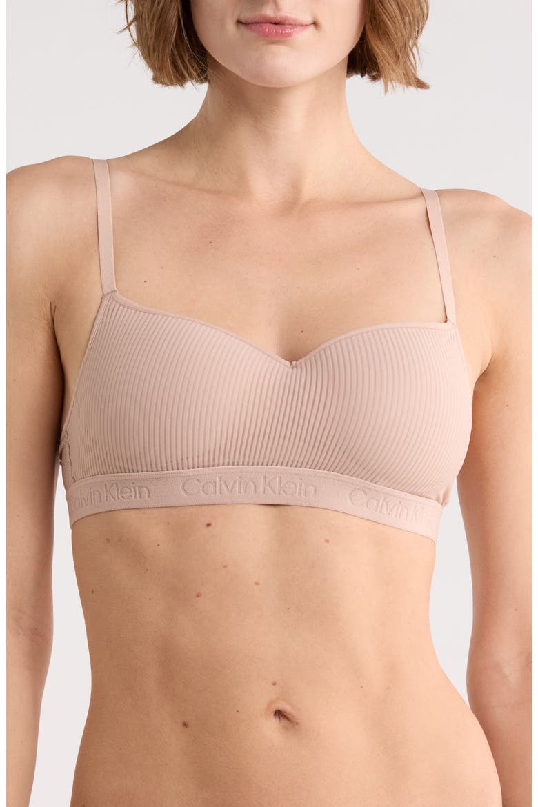 Sensual Sheer Wire Free Bra, Main, color, CEDAR