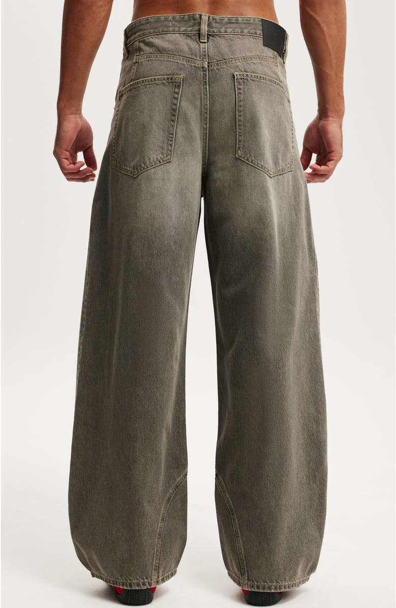 Cotton On Men's Super Baggy Balloon Jean, Alternate, color, Seam Steel Grey