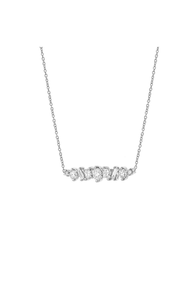 Oryssa 14K Gold Lab Grown Diamond Necklace - 0.75 Ct, Alternate, color, 14K White Gold