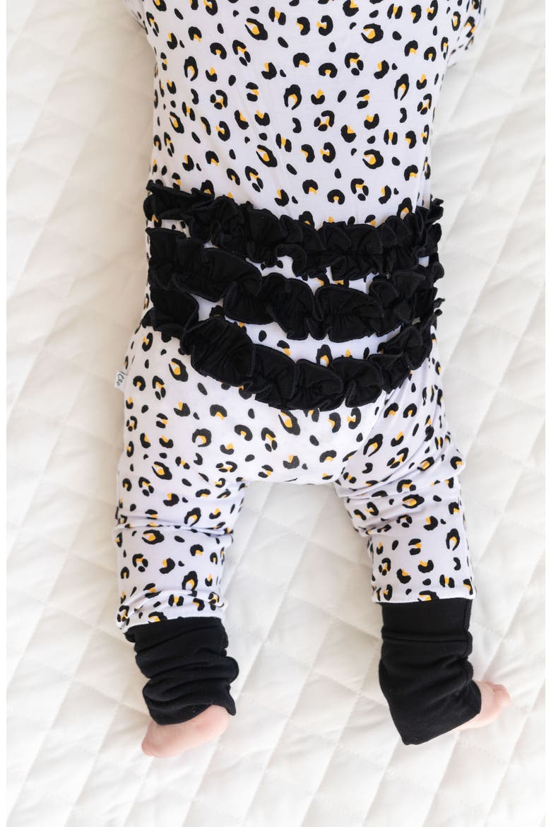 Allie Ruffle Convertible Footie, Alternate, color, Leopard