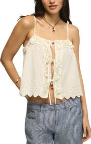 Lucky Brand Crochet Trim Camisole