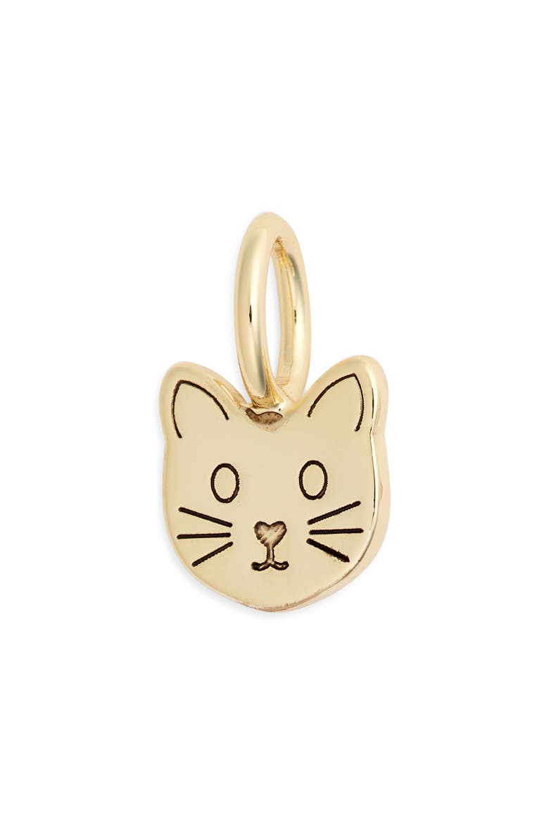 Kitten Charm, Main, color, GOLD