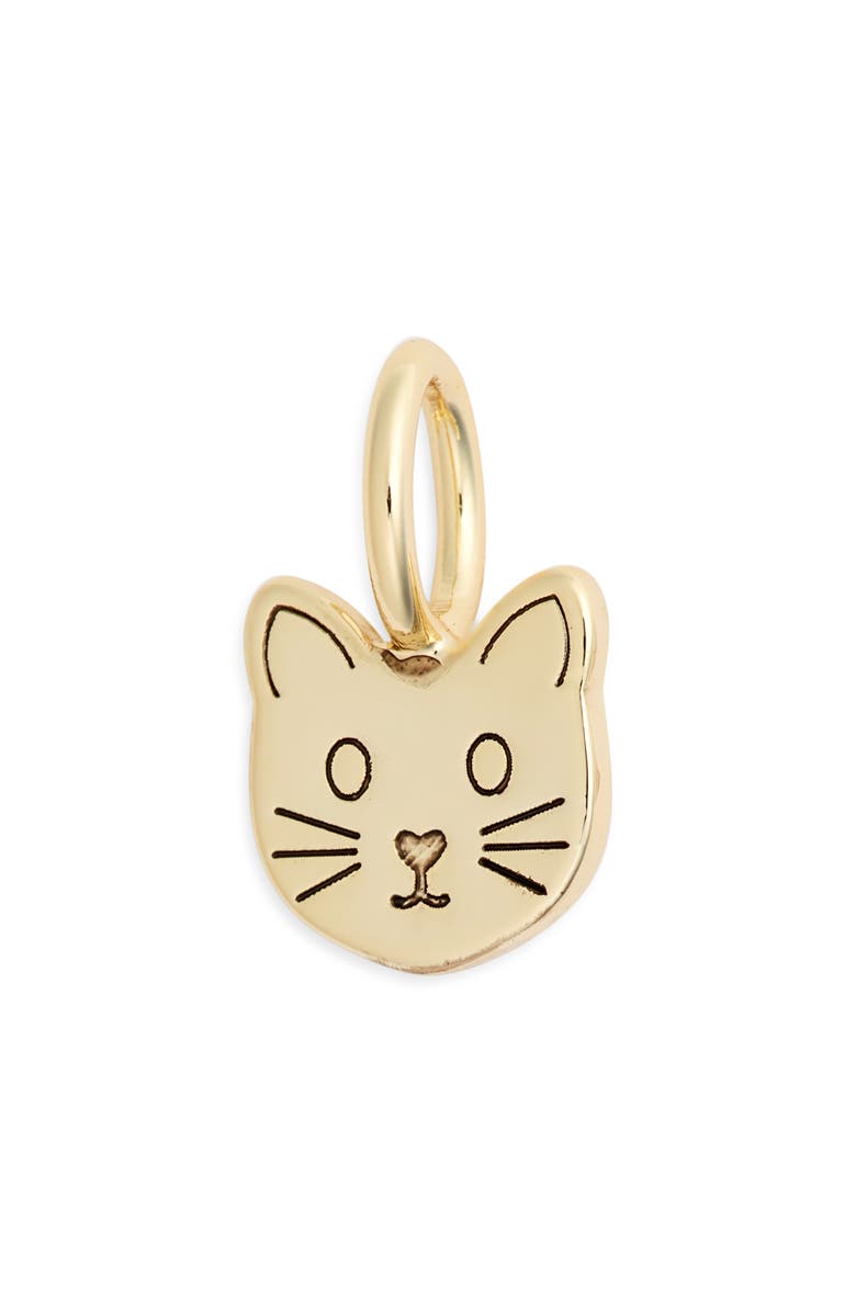 THE SIS KISS Kitten Charm, Main, color, Gold
