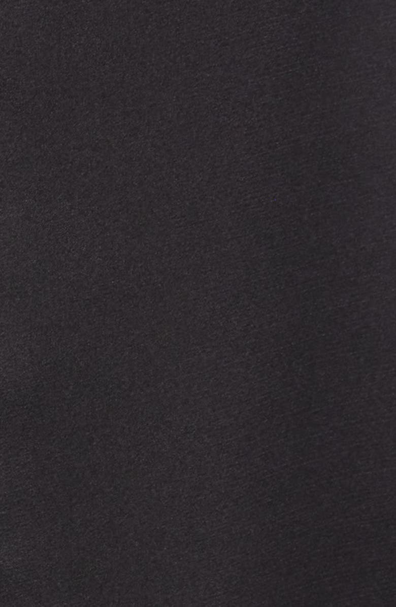 Anne Klein Pleat Front V-Neck Button-Up Shirt, Alternate, color, Asphalt