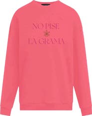 NO PISE LA GRAMA Salty Flower Sweatshirt