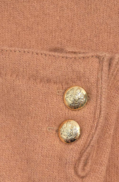 Lauren Ralplh Lauren 2 Button Cashmere Blend Touch Glove In Multi