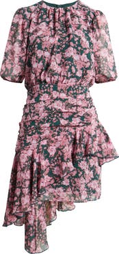 パーティードレス Floral Blooms Asymmetrical Dress Whimsical Blooms Sleeveless Floral Maxi Dress | Windsor