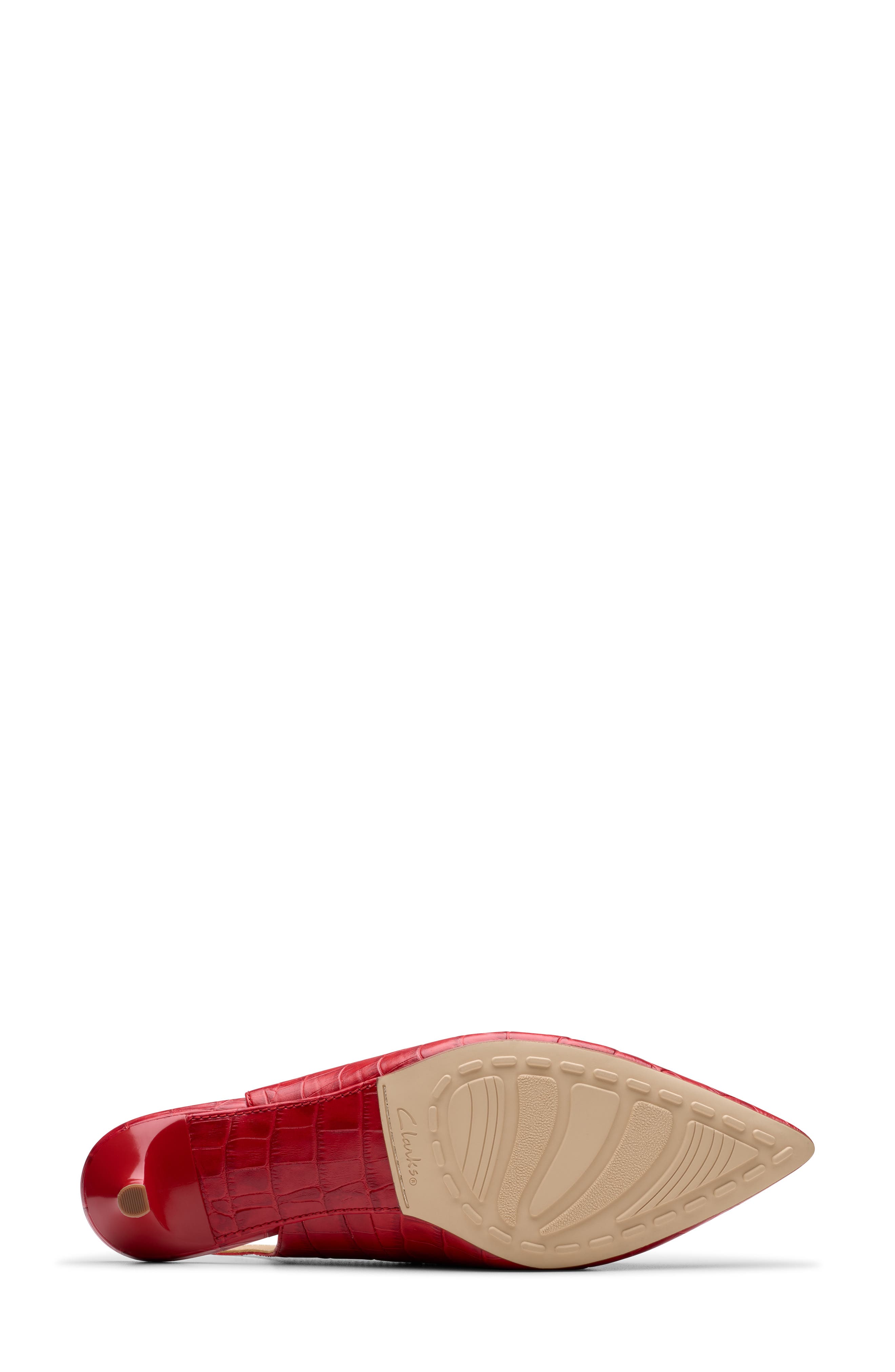 Clarks<sup>®</sup> Adela Slingback Pump, Alternate, color, Red Interest