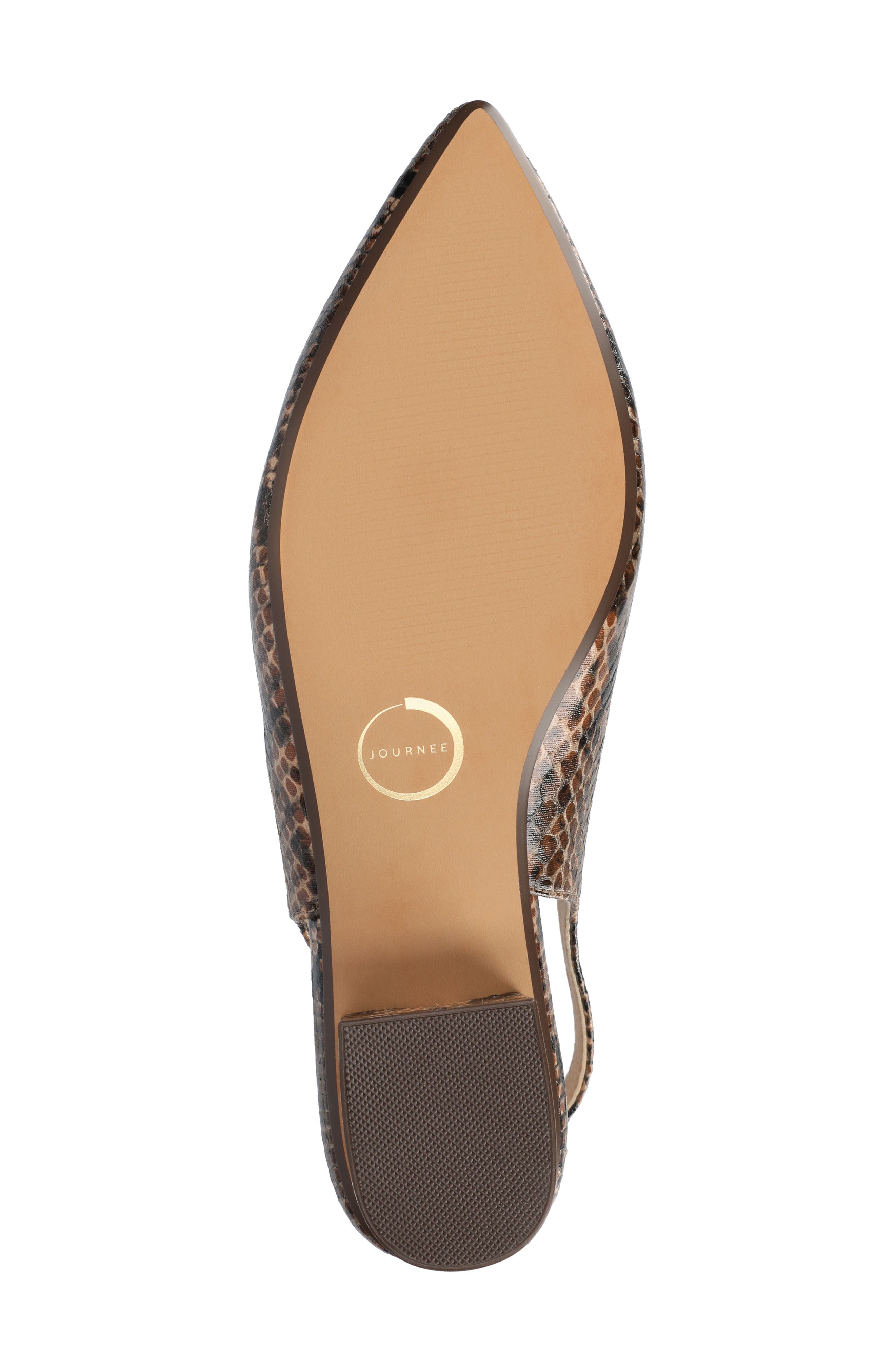 Sylvia Slingback Pump - Wide Width Available, Alternate, color, SNAKE/BROWN