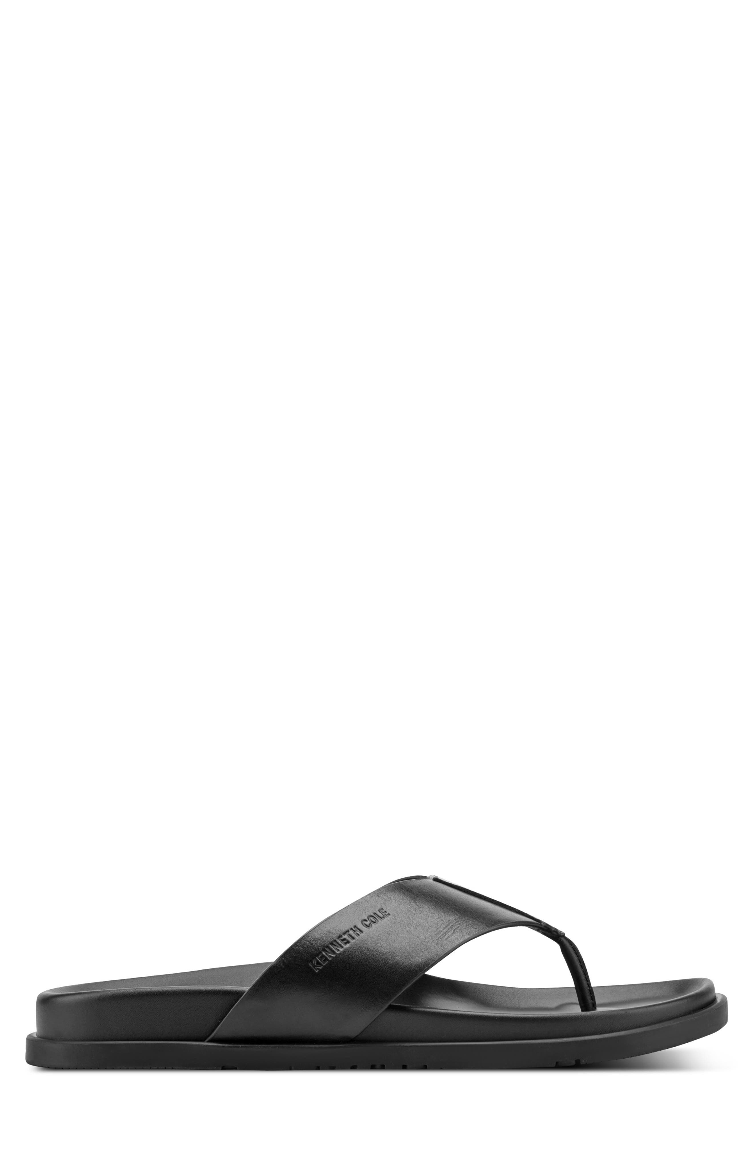 Kenneth Cole New York Worly Flip Flop, Alternate, color, Black/ Black/ Black